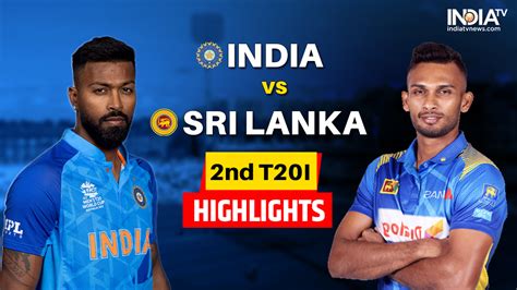 Sri Lanka vs India, 2nd T20I .